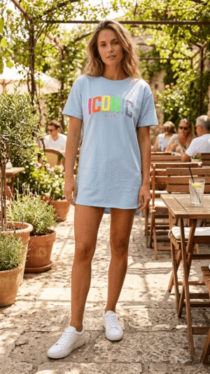 Lang Oversized ICONIC T-Shirt Dress