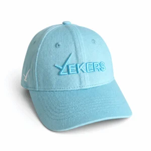 Zekers lichtblauwe kids basebalcap
